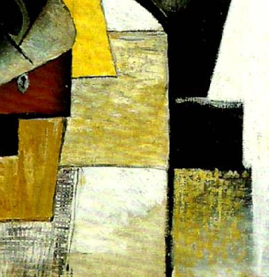 Kazimir Malevich detail of portrait of the composer matiushin,